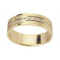 Material en dos Oros de 14k  Peso 6 g con zirconias